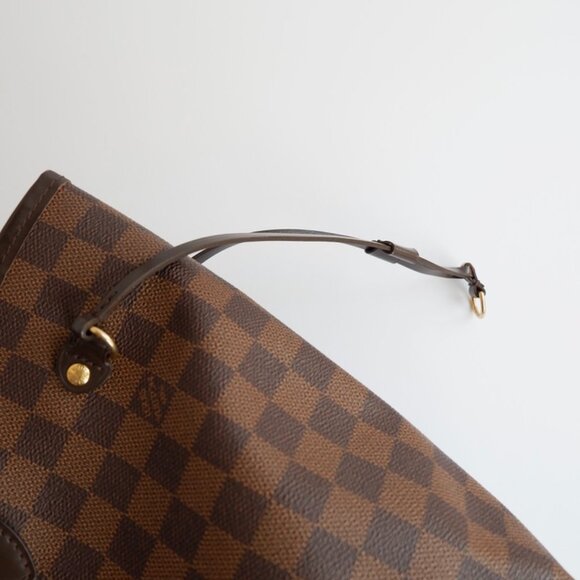 Authentic Preowned Louis Vuitton Damier Ebene Neverfull MM - Picture 13 of 16